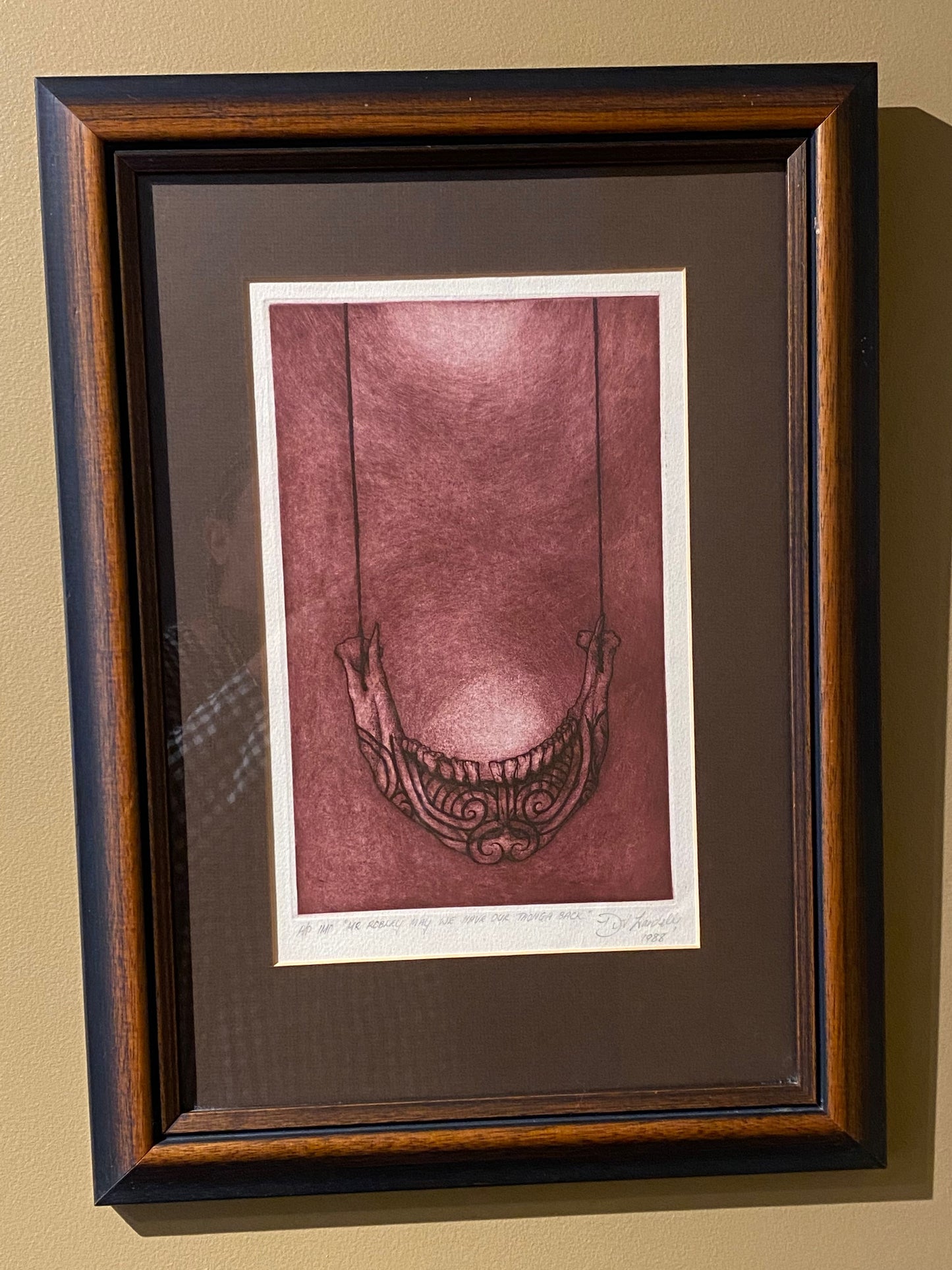 **Private Collection** Excuse Me Mr Robley May We Have Our Taonga Back? 1988